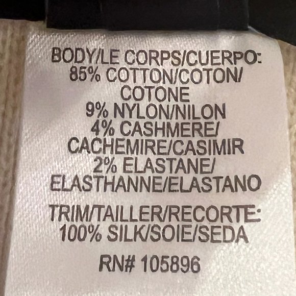 WORTH New York Cotton Cashmere Blend Cream Mini Skirt Size XP or Size 0 - Picture 5 of 7